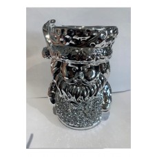 Silver Santa Mug